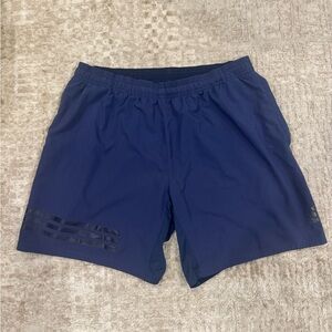 adidas Men's Dark Blue Training Shorts with Stripe Detail